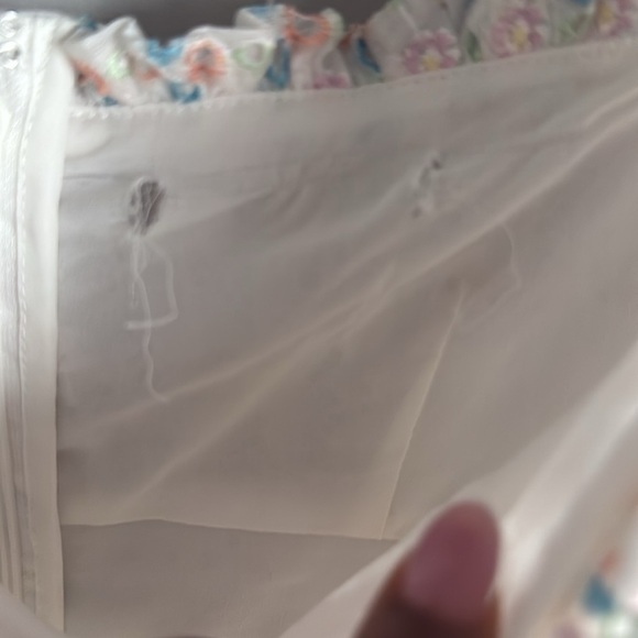 For Love & Lemons Libby Mini Dress White Small - Picture 7 of 13